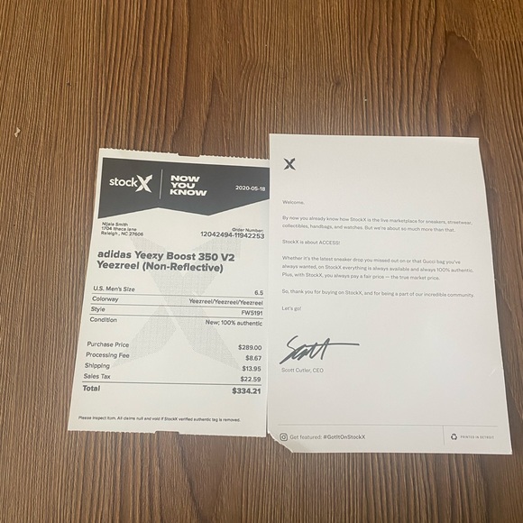 Yezzy 350 worn 2 times got them from Stock X - Picture 2 of 7